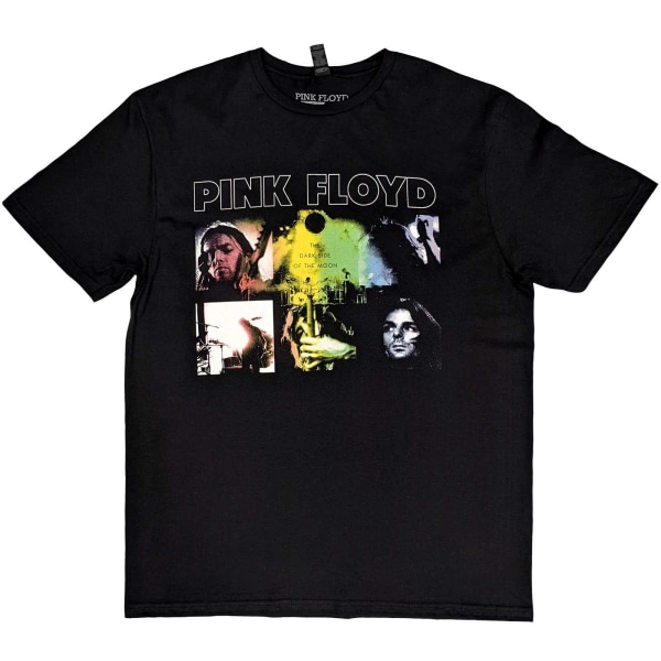 Pink Floyd Unisex Vuxenaffisch T-shirt i bomull M Svart Black M