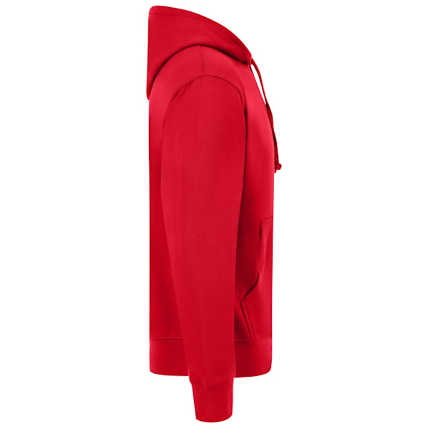 Casual Classics Herr Ringspun Bomulls Hoodie M Röd Red M