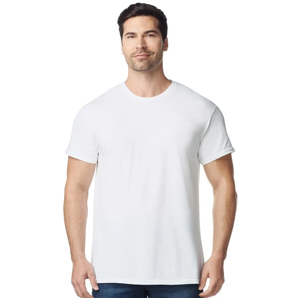 Gildan Herr T-shirt i bomull S Vit White S