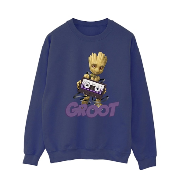 Guardians Of The Galaxy Dam/Damer Groot Kassett Sweatshirt Navy Blue M