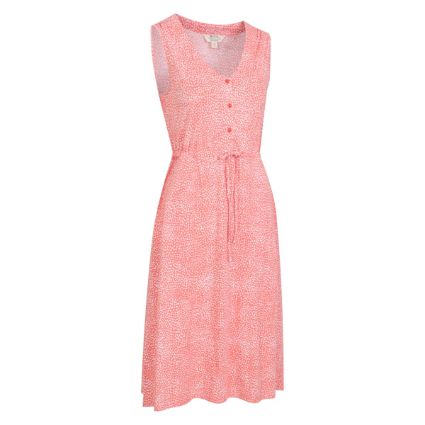 Mountain Warehouse Dam/Damer Bahamas Floral Sleeveless Klänning Coral 16 UK
