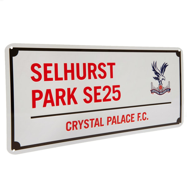 Crystal Palace FC Selhurst Park SE25 Plaque One Size Vit/Röd White/Red One Size