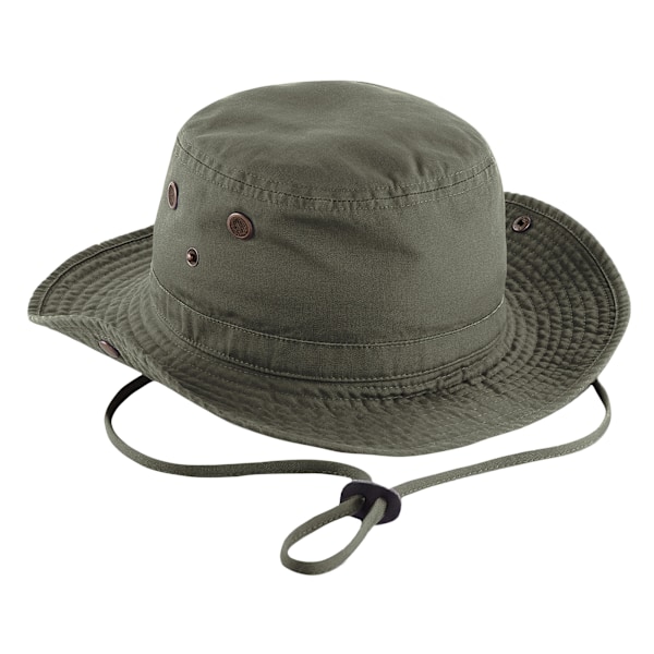 Beechfield Unisex Outback UPF50 skydd sommarhatt / huvudbonad Olive Green One Size