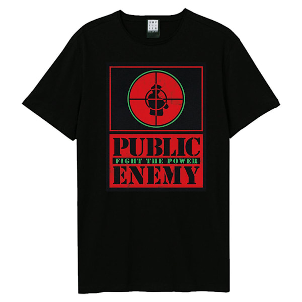 Amplified Unisex Fight The Power Public Enemy T-Shirt XXL Black XXL