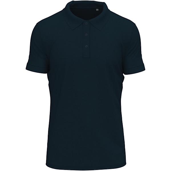 Stedman Herr Stretch Pikétröja 3XL Blå Midnatt Blue Midnight 3XL