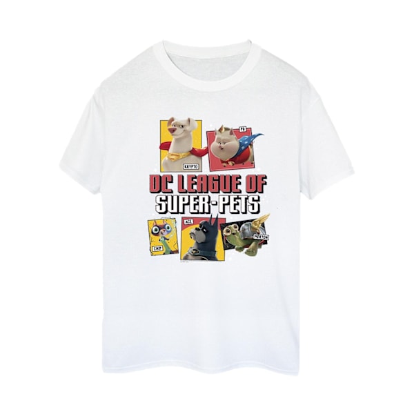 DC Comics Dam/Kvinnor DC League Of Super-Pets Profil Bomull White 3XL