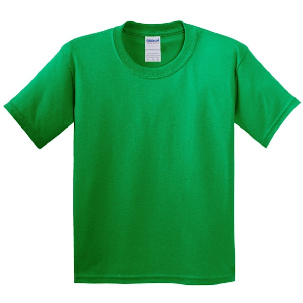 Gildan Youth Unisex Heavy Cotton T-Shirt L Irish Green Irish Green L