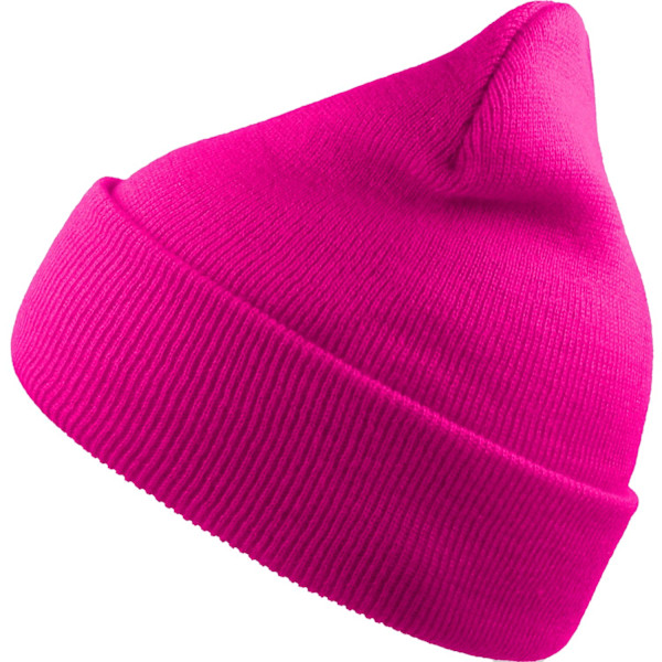 Atlantis Unisex Vuxen Vind Återvunnen Cuffad Mössa En Storlek Fuch Fuchsia One Size