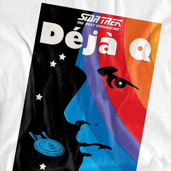 Star Trek Herr The Next Generation Säsong 3 Avsnitt 13 T-Shirt White 5XL