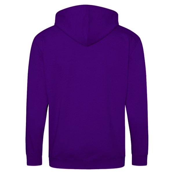 Awdis Plain Mens Hooded Full Zip Hoodie / Zoodie S Lila Purple S