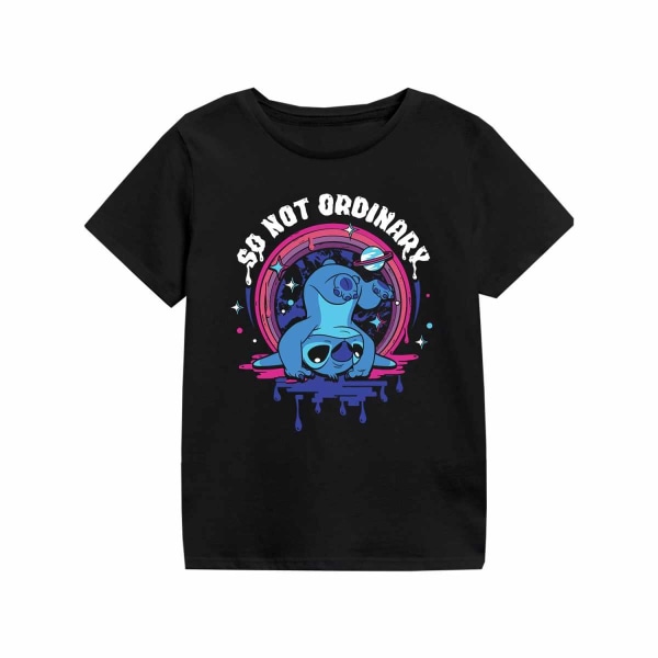 Lilo & Stitch Barn/Barn So Not Ordinary Stitch T-shirt 7-8 Black 7-8 Years