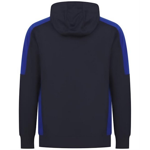 Finden & Hales Unisex Team Contrast Panel Hoodie L Marinblå/Kunglig Blå Navy/Royal Blue L