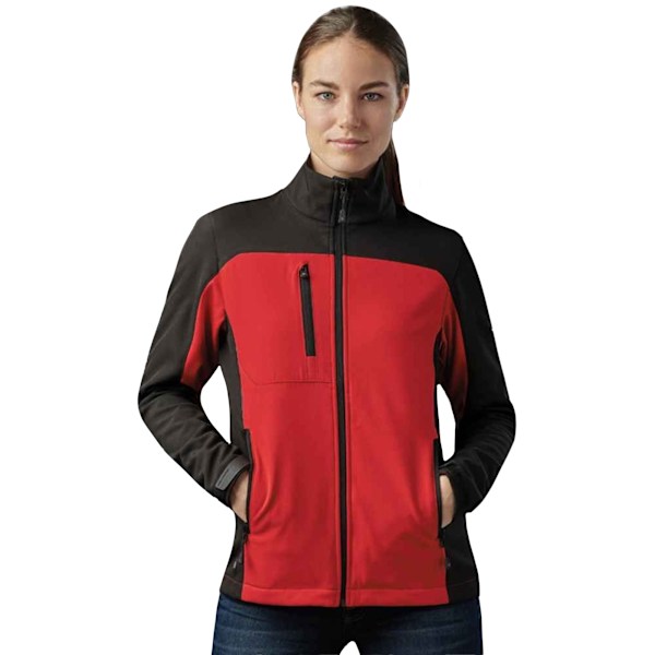 Stormtech Dam/Kvinnor Cascades Soft Shell Jacka XL Bright Re Bright Red/Black XL
