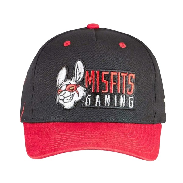 Tokyo Time Unisex Vuxen Misfits Gaming Logo Baseball Cap En Storlek Svart/Röd Black/Red One Size