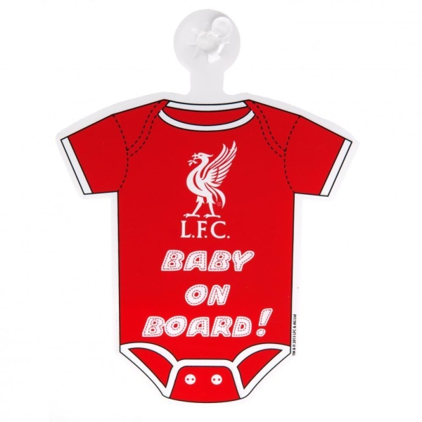 Liverpool FC Baby On Board Sign One Size Röd Red One Size