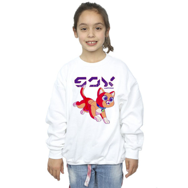 Disney Girls Lightyear Sox Digital Cute Sweatshirt 3-4 år Vit White 3-4 Years