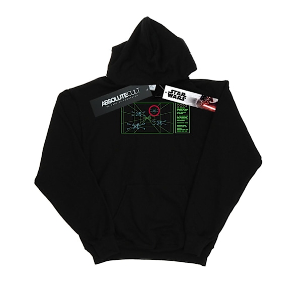 Star Wars Boys X-Wing Target Hoodie 12-13 år Svart Black 12-13 Years