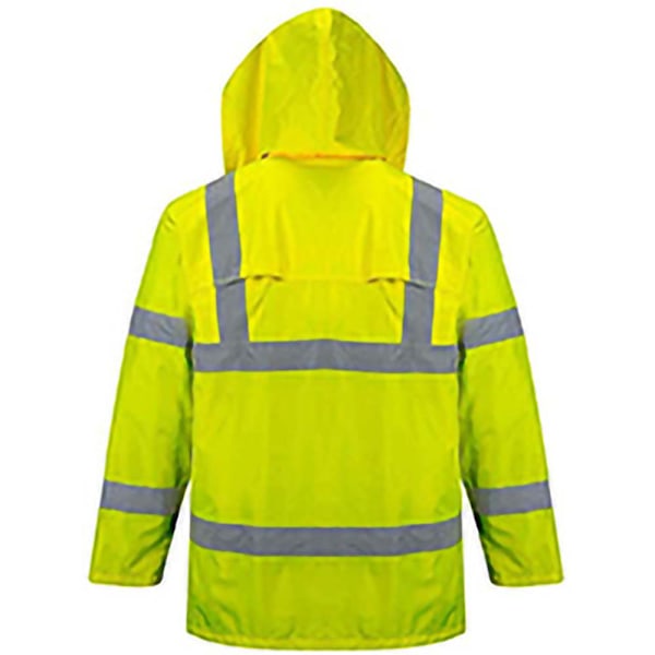 Portwest Hi-Vis regnjacka (H440) / Säkerhetskläder / Arbetskläder M Gul Yellow M