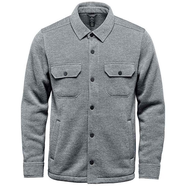 Stormtech Herr Avalante Heather Stickad Skjorta Jacka M Granit Granite M
