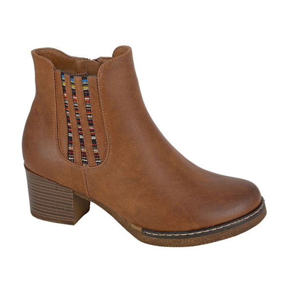 Cipriata Annella Ankelboots för Kvinnor/Dam 4 UK Brun Tan 4 UK