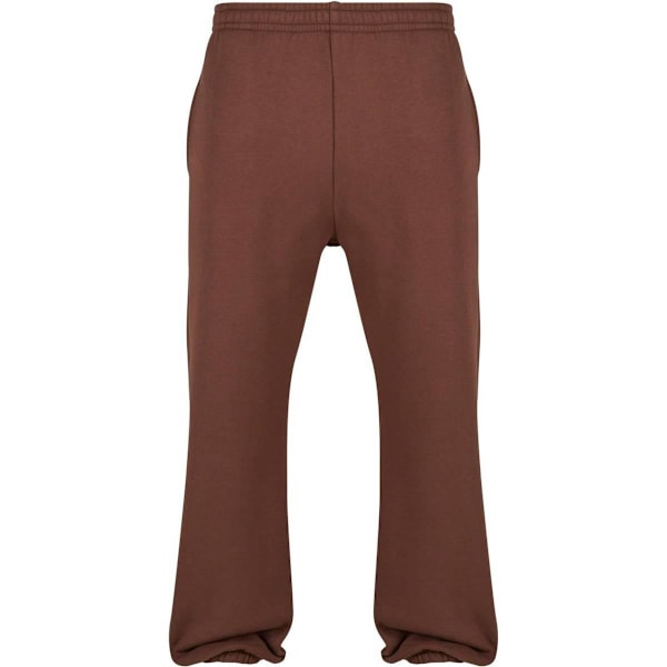 Build Your Brand Mjuka Joggingbyxor för Män 4XL Chokladbrun Chocolate Brown 4XL