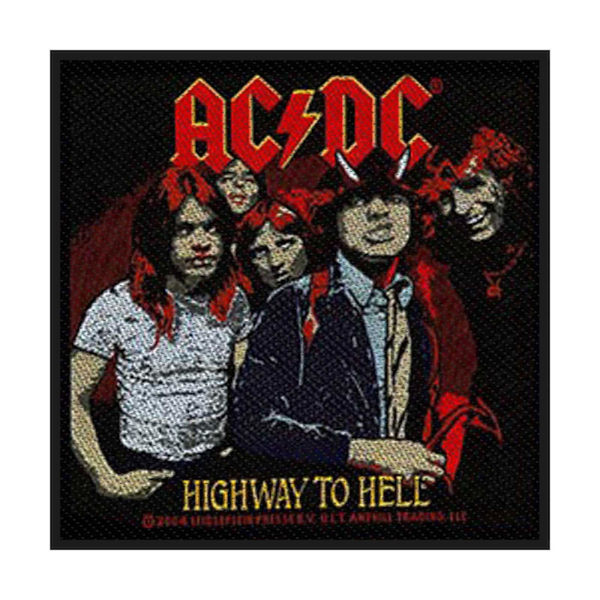 AC/DC Highway To Hell Patch One Size Svart/Röd Black/Red One Size