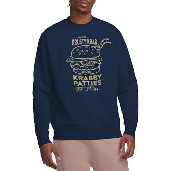 SvampBob Fyrkant Unisex Vuxen The Krusty Krab Shock Mono S Navy M