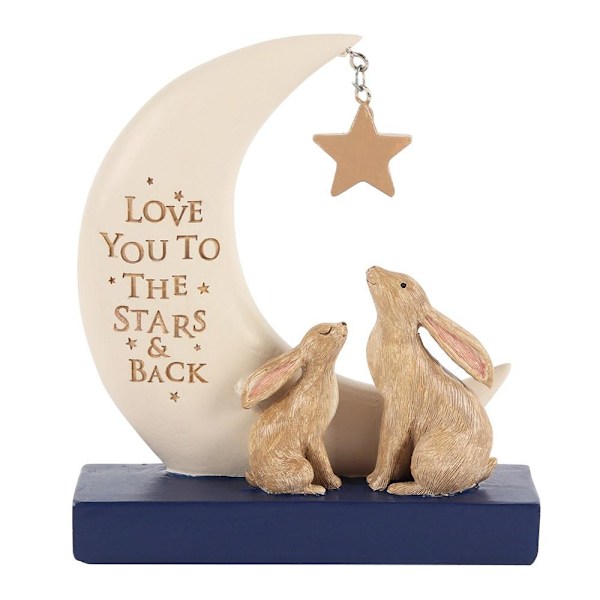 Something Different Love You To The Stars Ornament En Storlek Beige Beige/Navy One Size