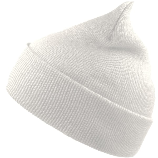 Atlantis Unisex Vuxen Vind Återvunnen Cuffad Mössa En Storlek Vit White One Size