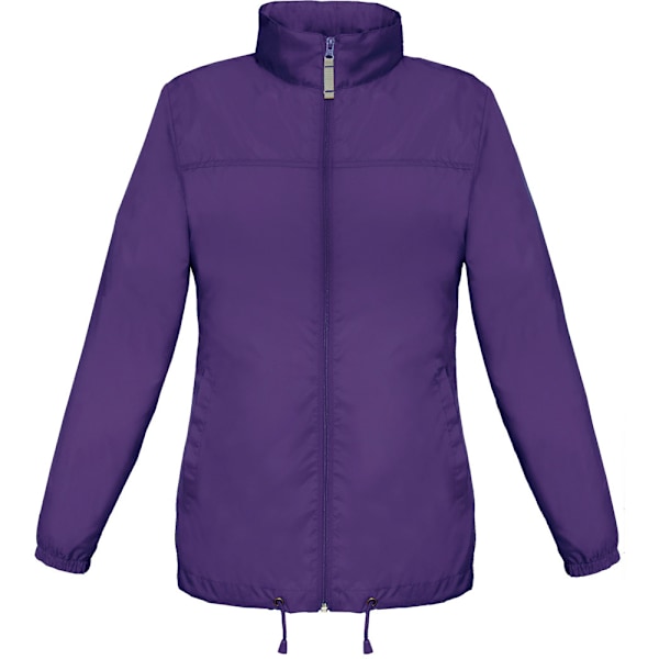 B&C Dam/Damer Sirocco Lätt Vindtät, Duschskyddad & Purple 2XL