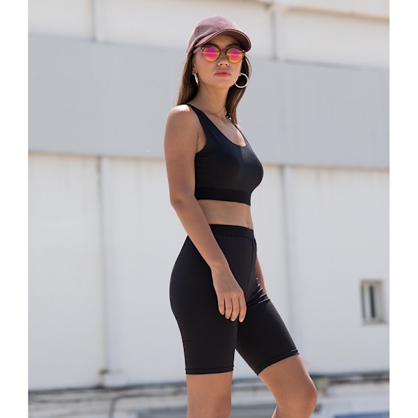 SF Dam/Kvinnors Fashion Cykelshorts L Svart/Svart Black/Black L