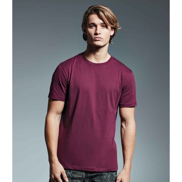 Anthem Ekologisk T-shirt för män S Burgundy Burgundy S