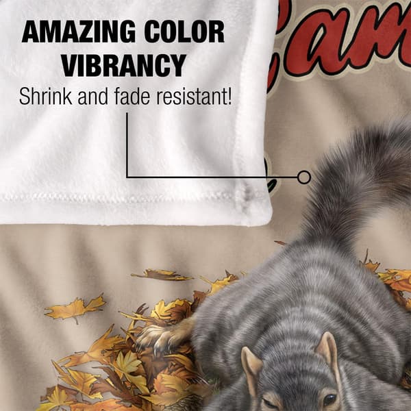 JQ Licensing James Piazza Crazy For Camping Silky Squirrel Supe Multicoloured One Size