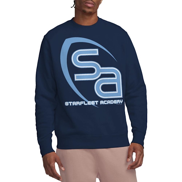 Star Trek Unisex Vuxen SA Logo Sweatshirt XL Marinblå Navy XL