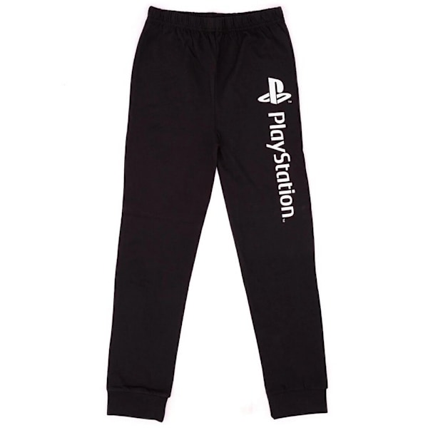 Playstation Boys Game Controller Lång Pyjamas Set 9-10 År Bla Black/White 9-10 Years