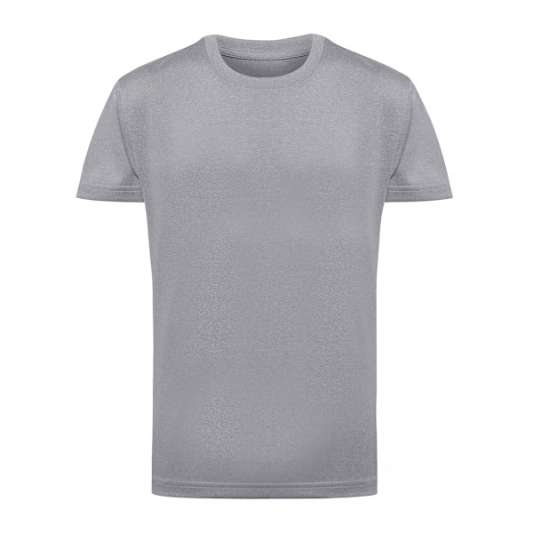 TriDri Unisex Barn/Barn Performance T-Shirt 3/4 År Silv Silver Melange 3/4 Years