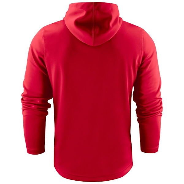 Printer RED Herr Layback Hoodie M Röd Red M
