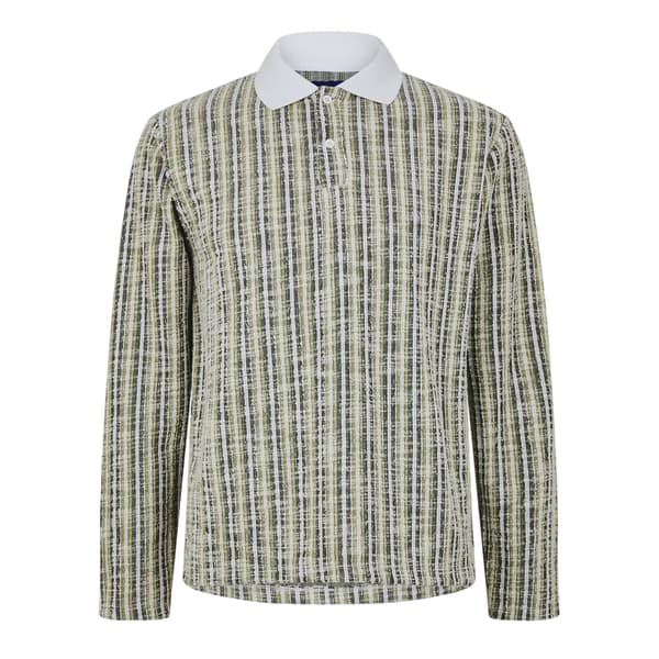 Jack And Jones Herr Randig Regular Vinter Pikétröja M Antik Antique White M