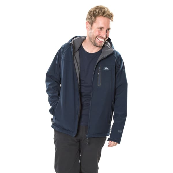 Trespass Mens Accelerator II Vattentät Softshelljacka M Marinblå Navy M