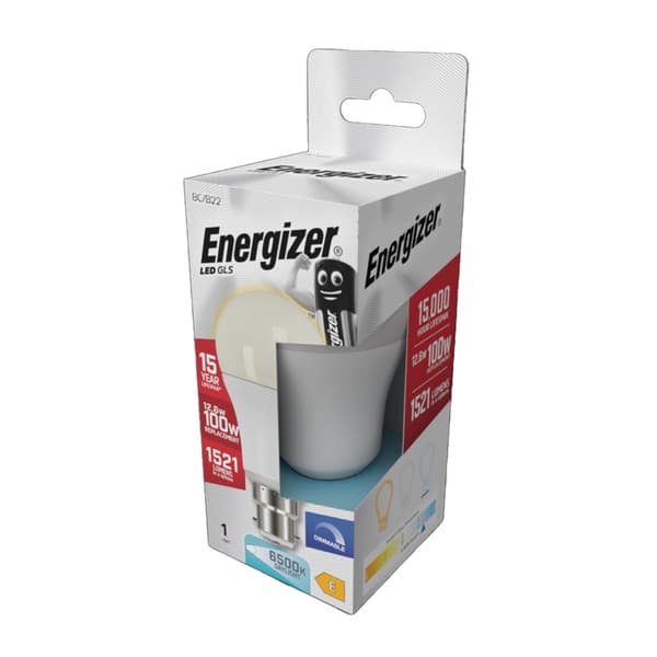 Energizer BC / B22 LED GLS Lampa En Storlek Vit White One Size