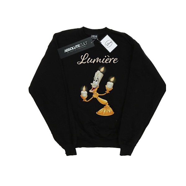Disney Herrar Skönheten och Odjuret Var Vår Gäst Sweatshirt 4XL Svart Black 4XL