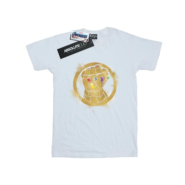 Marvel Avengers Endgame Målad Infinity Gauntlet T-shirt för män White M