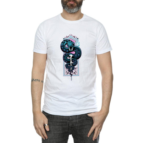 Harry Potter Neon Nagini T-shirt för män, M, vit White M