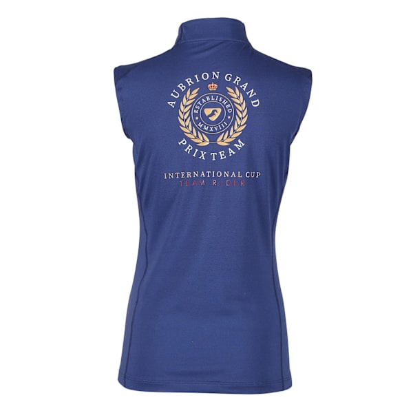 Aubrion Girls Team Sleeveless Base Layer Top 11-12 år Marinblå Navy 11-12 Years