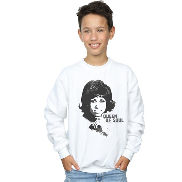 Aretha Franklin Boys Queen Of Soul Sweatshirt 9-11 År Vit White 9-11 Years