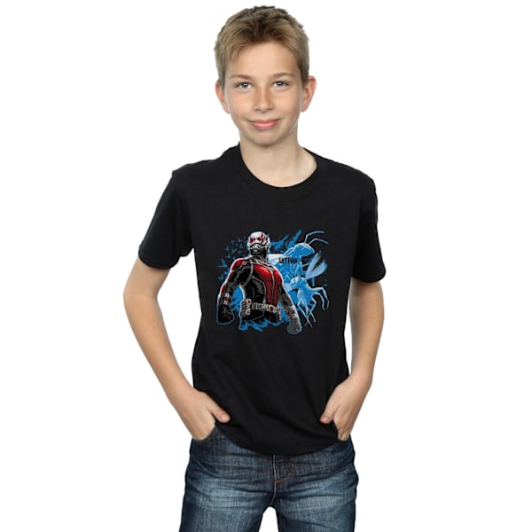 Marvel Boys Ant-Man Stående T-shirt 7-8 år Svart Black 7-8 Years