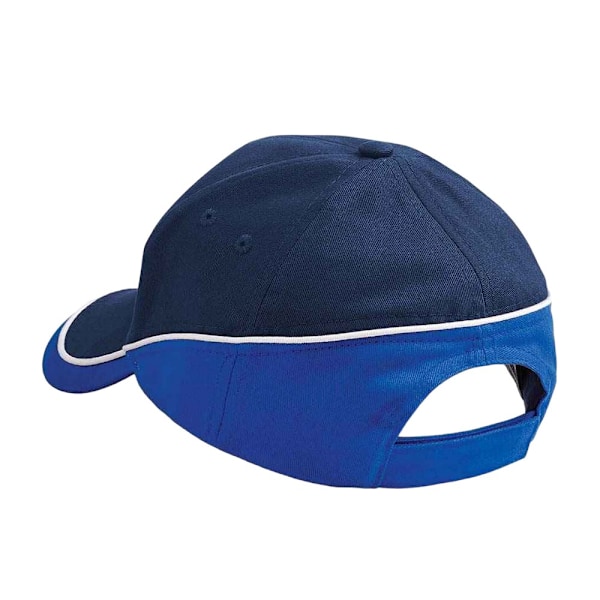 Beechfield Teamwear Competition Cap One Size French Navy/Bright French Navy/Bright Royal Blue/White One Size