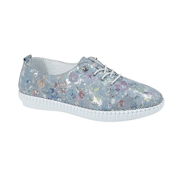 Mod Comfys Dam/Dam Softie Läder Casual Skor 7 UK Blå Blue 7 UK