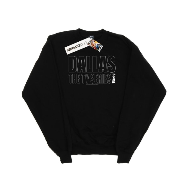 Dallas Herr TV Series Logo Sweatshirt XL Svart Black XL