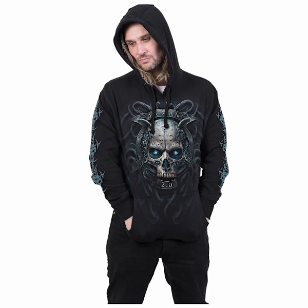 Spiral Direct Unisex Vuxen Human 2.0 Hoodie S Svart Black S